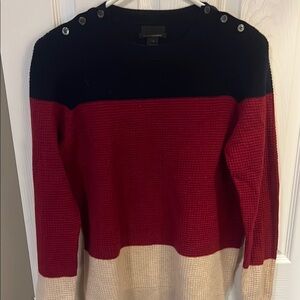 J. Crew Blue Italian Cashmere Crew Neck Sweater